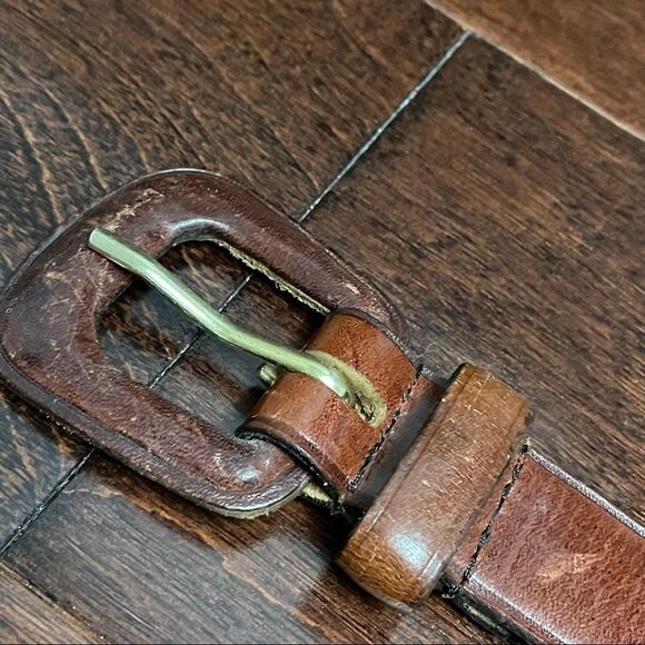 The Ritz Accessory Collection Genuine Leather Tan Cognac Color Belt - Picture 11 of 15